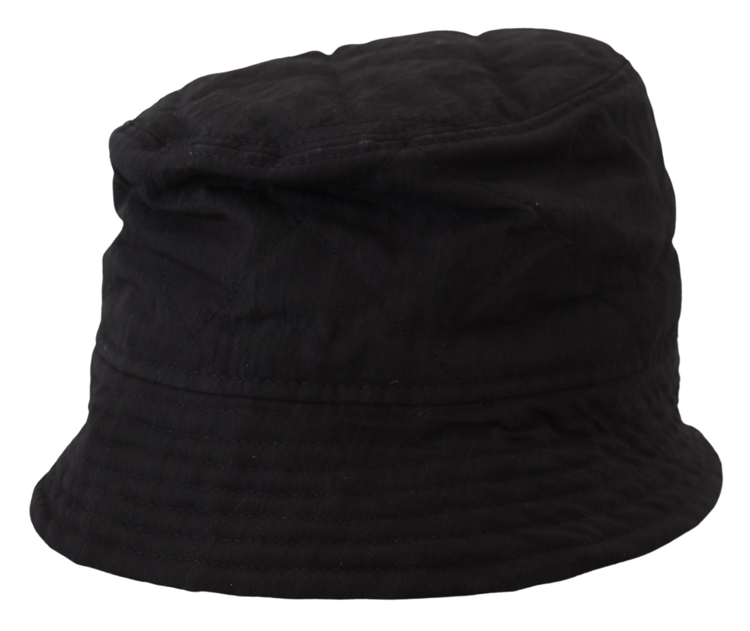 Dolce & Gabbana Elegant Black Bucket Cap - Luksusmuotia Dolce & Gabbana - Tutustu YVES JAVANNI® 