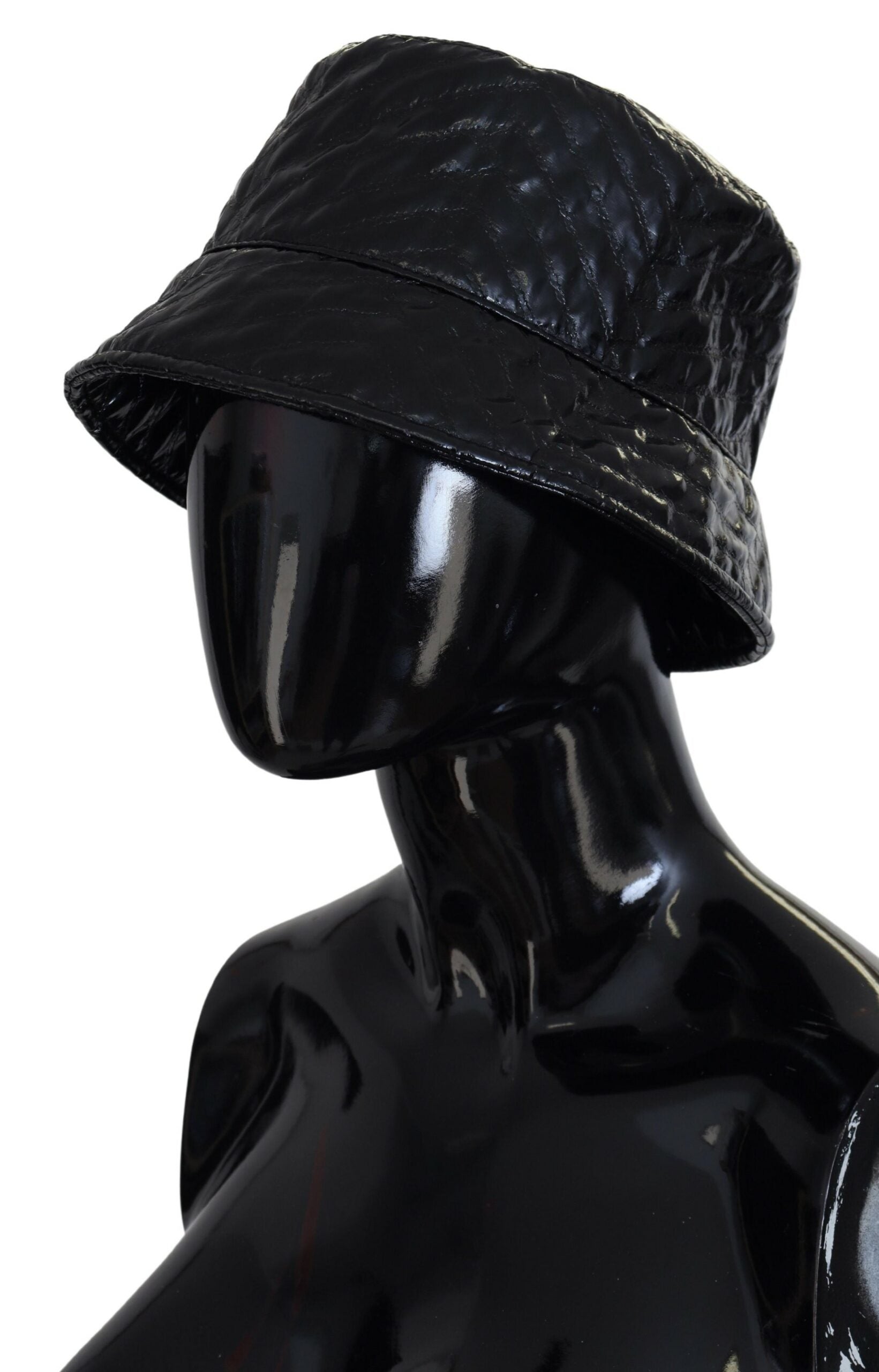 Dolce & Gabbana Elegant Black Bucket Cap - Luksusmuotia Dolce & Gabbana - Tutustu YVES JAVANNI® 