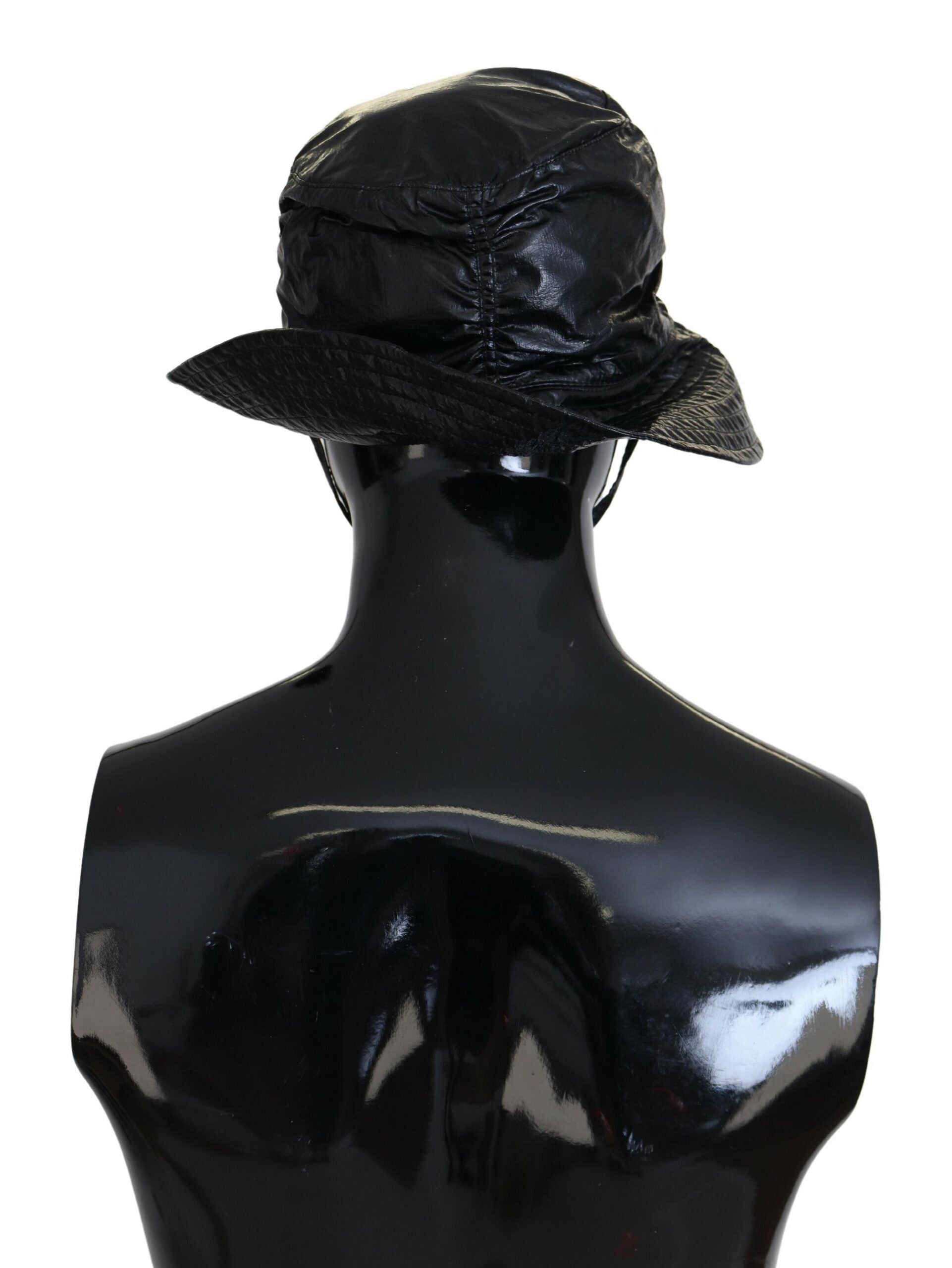 Dolce & Gabbana Sleek Black Bucket Cap with Logo Detail - Luksuslaukut ja asusteet Dolce & Gabbana - Tutustu YVES JAVANNI® 