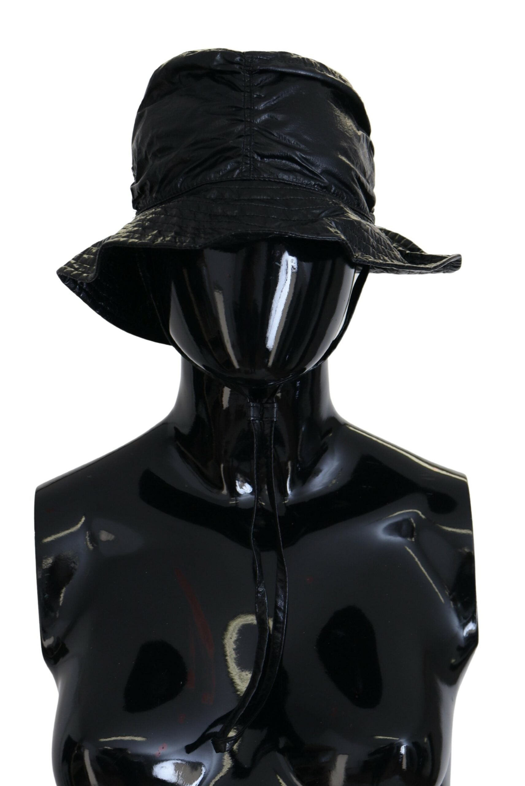 Dolce & Gabbana Sleek Black Bucket Cap with Logo Detail - Luksuslaukut ja asusteet Dolce & Gabbana - Tutustu YVES JAVANNI® 