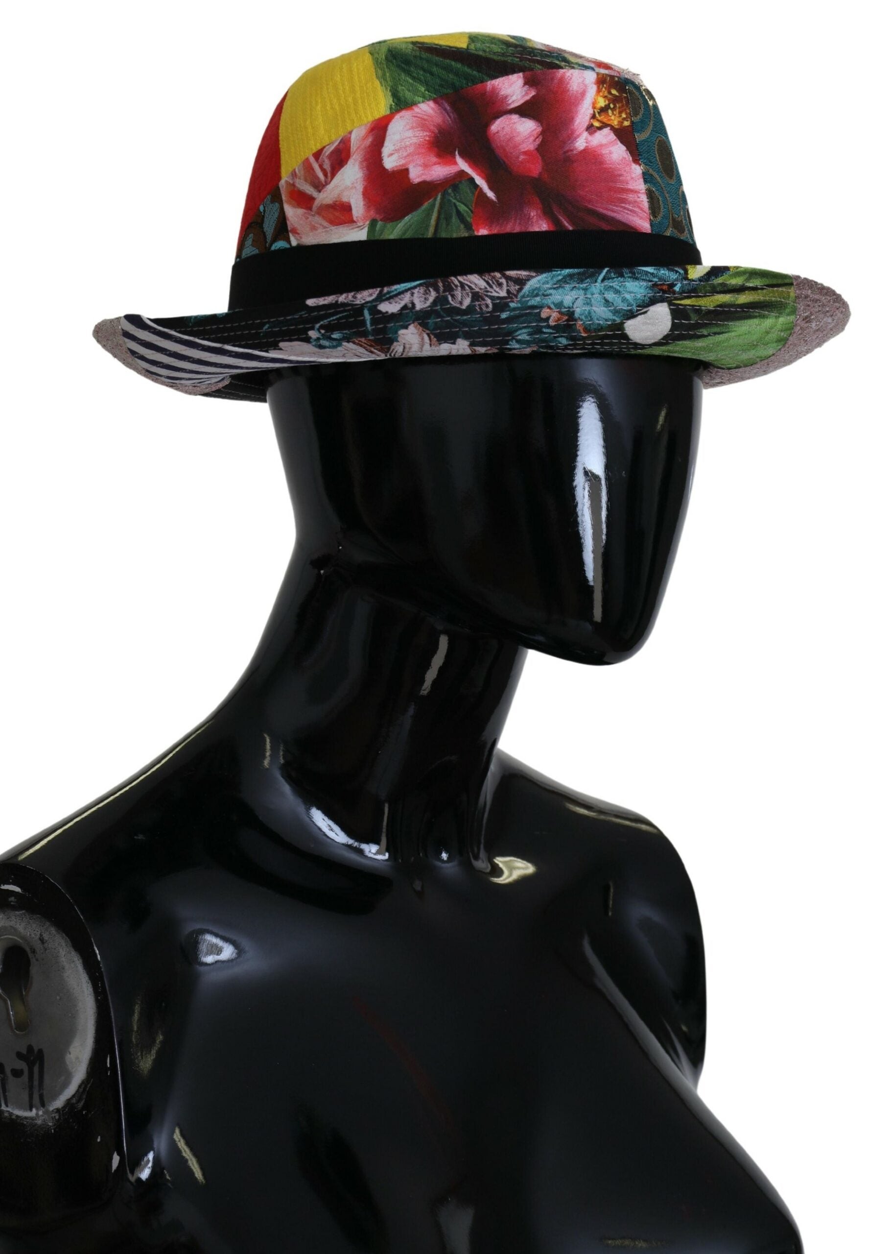 Dolce & Gabbana Eclectic Chic Multicolor Fedora Cap - Luksusmuotia Dolce & Gabbana - Tutustu YVES JAVANNI® 