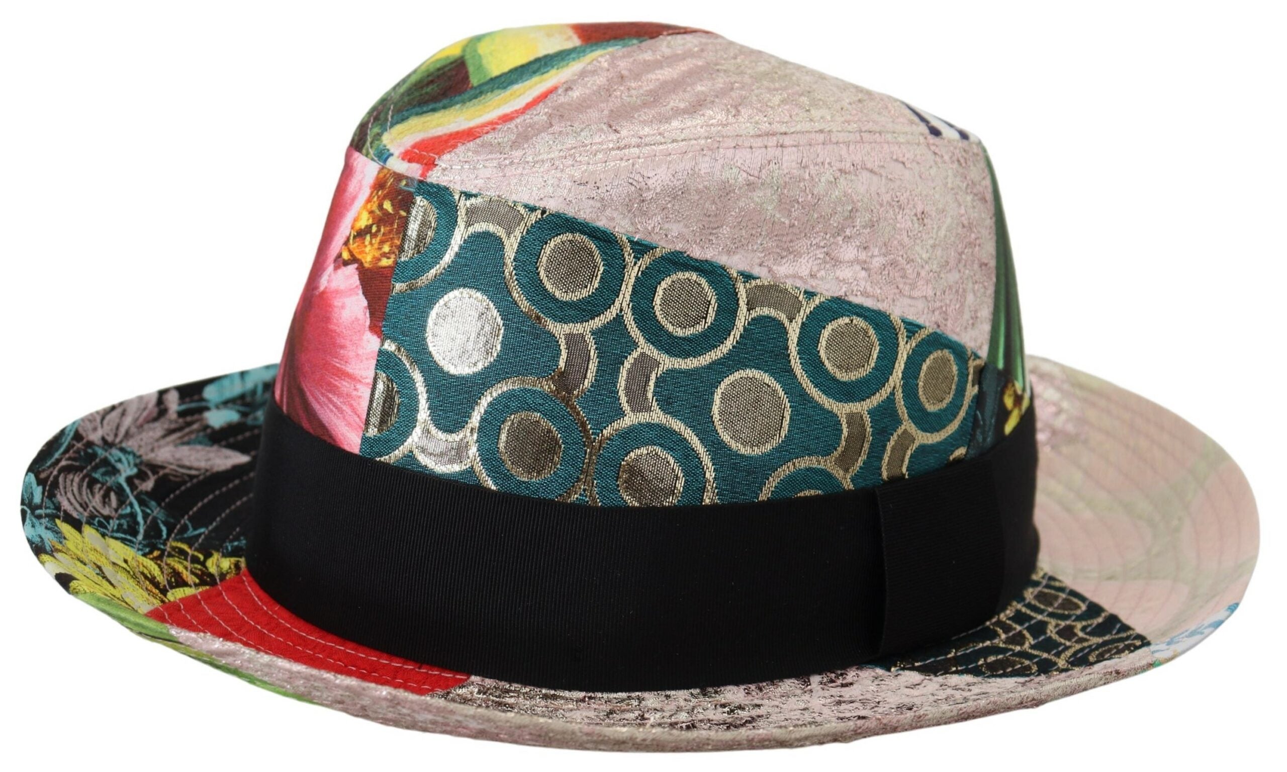 Dolce & Gabbana Eclectic Chic Multicolor Fedora Cap - Luksusmuotia Dolce & Gabbana - Tutustu YVES JAVANNI® 