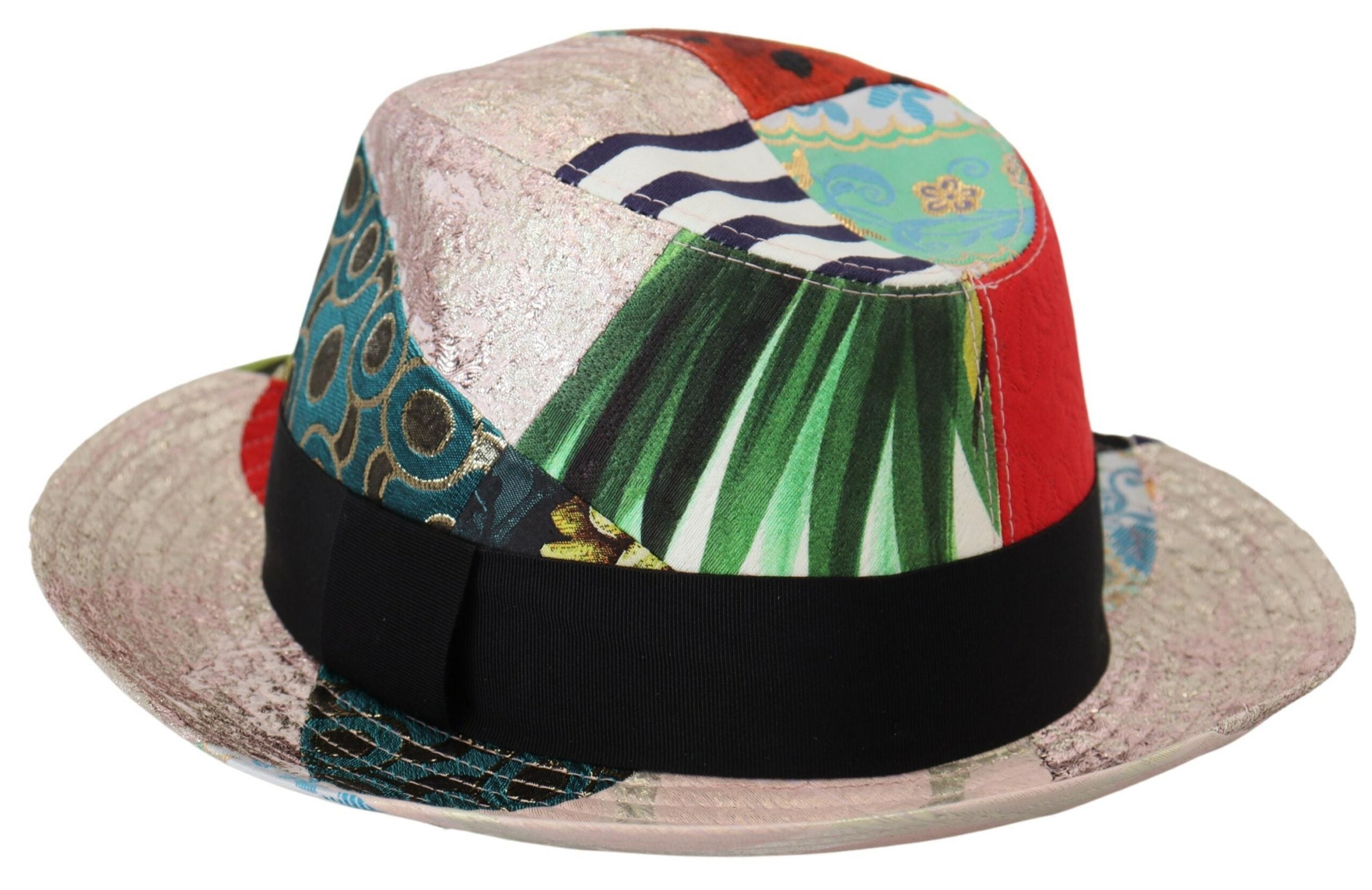 Dolce & Gabbana Eclectic Chic Multicolor Fedora Cap - Luksusmuotia Dolce & Gabbana - Tutustu YVES JAVANNI® 