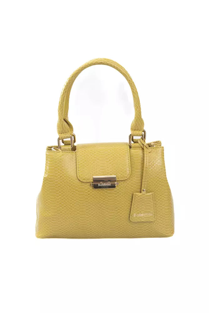 Baldinini Trend Yellow Polyurethane Women Crossbody Bag - Luksusmuotia Baldinini Trend - Tutustu YVES JAVANNI® 