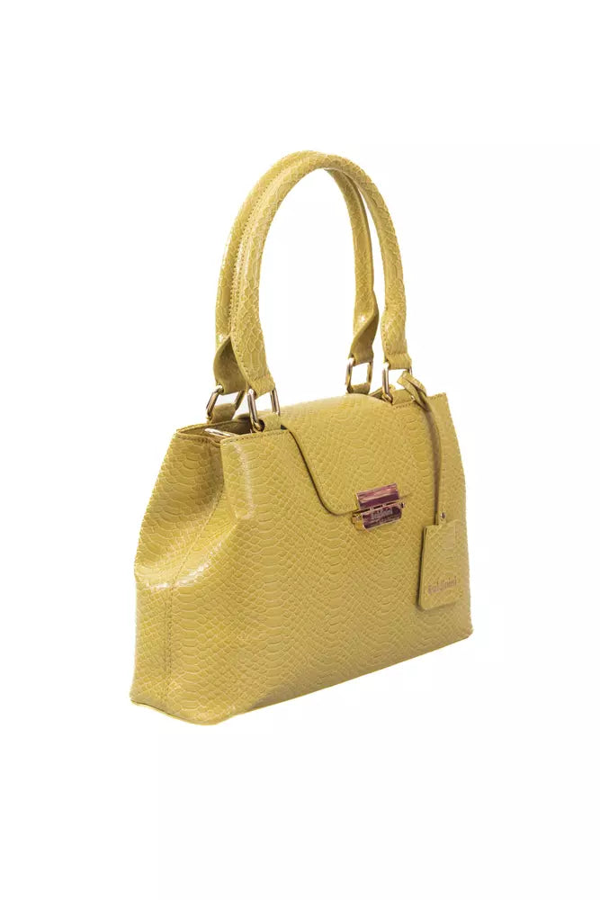 Baldinini Trend Yellow Polyurethane Women Crossbody Bag - Luksusmuotia Baldinini Trend - Tutustu YVES JAVANNI® 