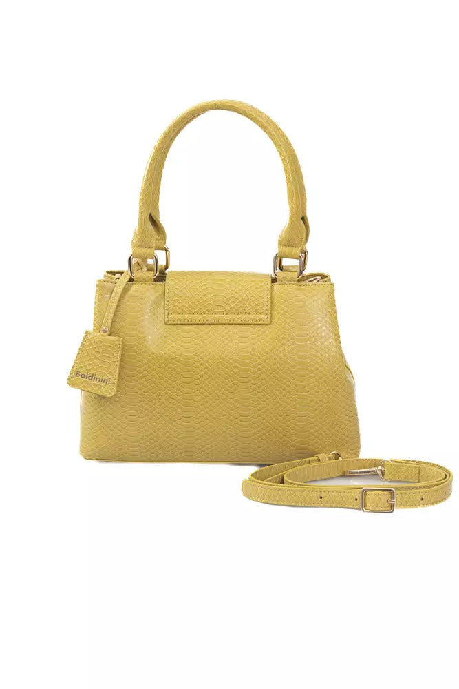 Baldinini Trend Yellow Polyurethane Women Crossbody Bag - Luksusmuotia Baldinini Trend - Tutustu YVES JAVANNI® 