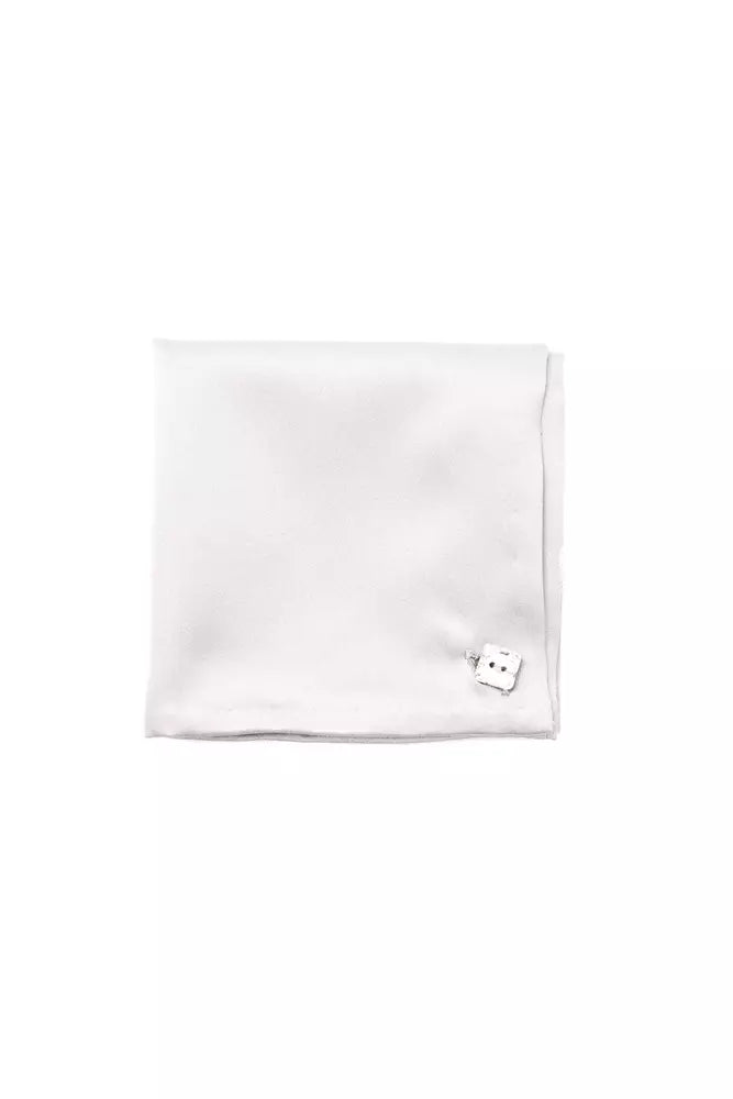 Billionaire Italian Couture White Sisal Men Pocket Square - Luksusmuotia Billionaire Italian Couture - Tutustu YVES JAVANNI® 