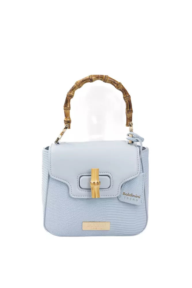 Baldinini Trend Light Blue Polyurethane Women Crossbody Bag - Luksusmuotia Baldinini Trend - Tutustu YVES JAVANNI® 