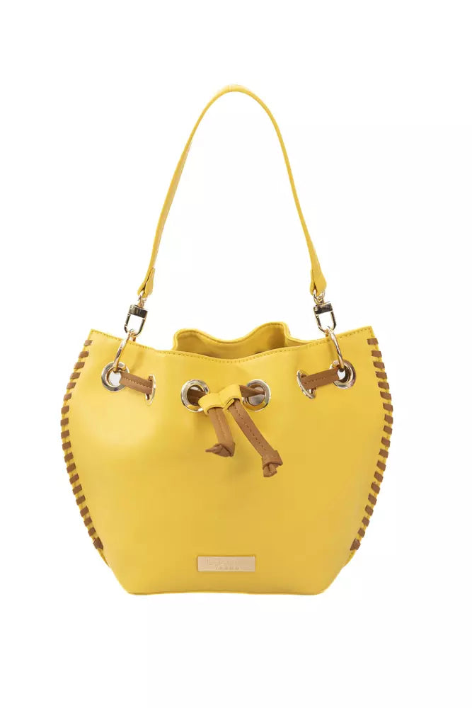 Baldinini Trend Yellow Polyurethane Women Crossbody Bag - Luksuslaukut ja asusteet Baldinini Trend - Tutustu YVES JAVANNI® 