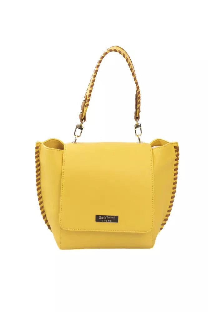 Baldinini Trend Yellow Polyurethane Women Crossbody Bag - Luksusmuotia Baldinini Trend - Tutustu YVES JAVANNI® 