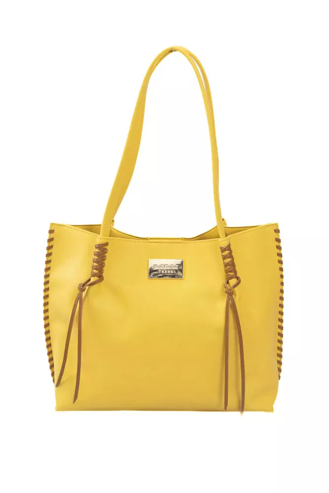 Baldinini Trend Yellow Polyurethane Women Handbag - Luksusmuotia Baldinini Trend - Tutustu YVES JAVANNI® 