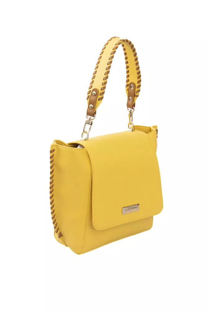 Baldinini Trend Yellow Polyurethane Women Crossbody Bag - Luksusmuotia Baldinini Trend - Tutustu YVES JAVANNI® 