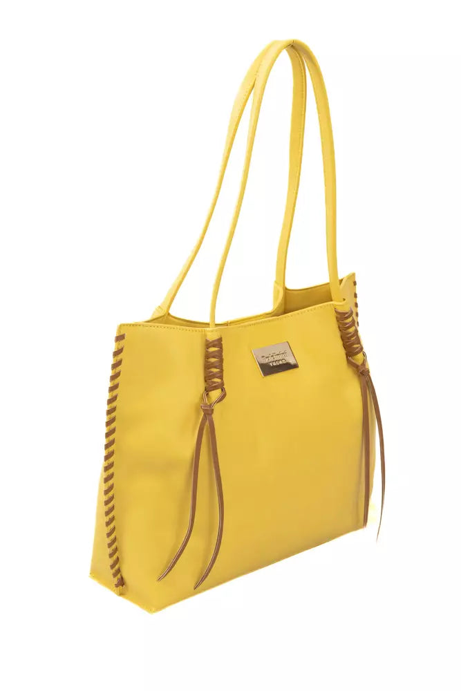 Baldinini Trend Yellow Polyurethane Women Handbag - Luksusmuotia Baldinini Trend - Tutustu YVES JAVANNI® 