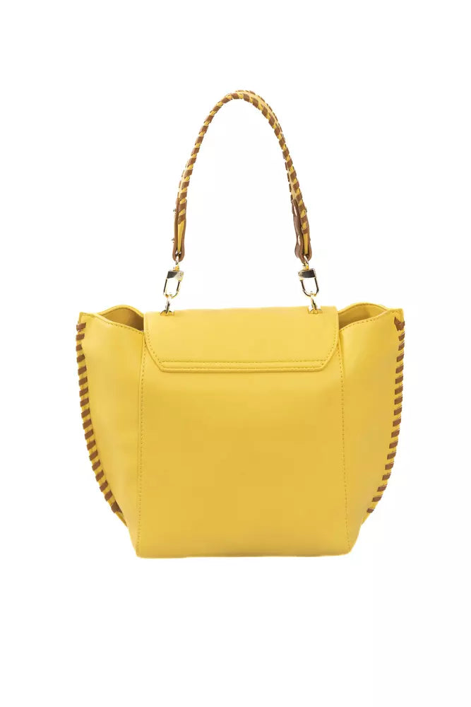 Baldinini Trend Yellow Polyurethane Women Crossbody Bag - Luksusmuotia Baldinini Trend - Tutustu YVES JAVANNI® 