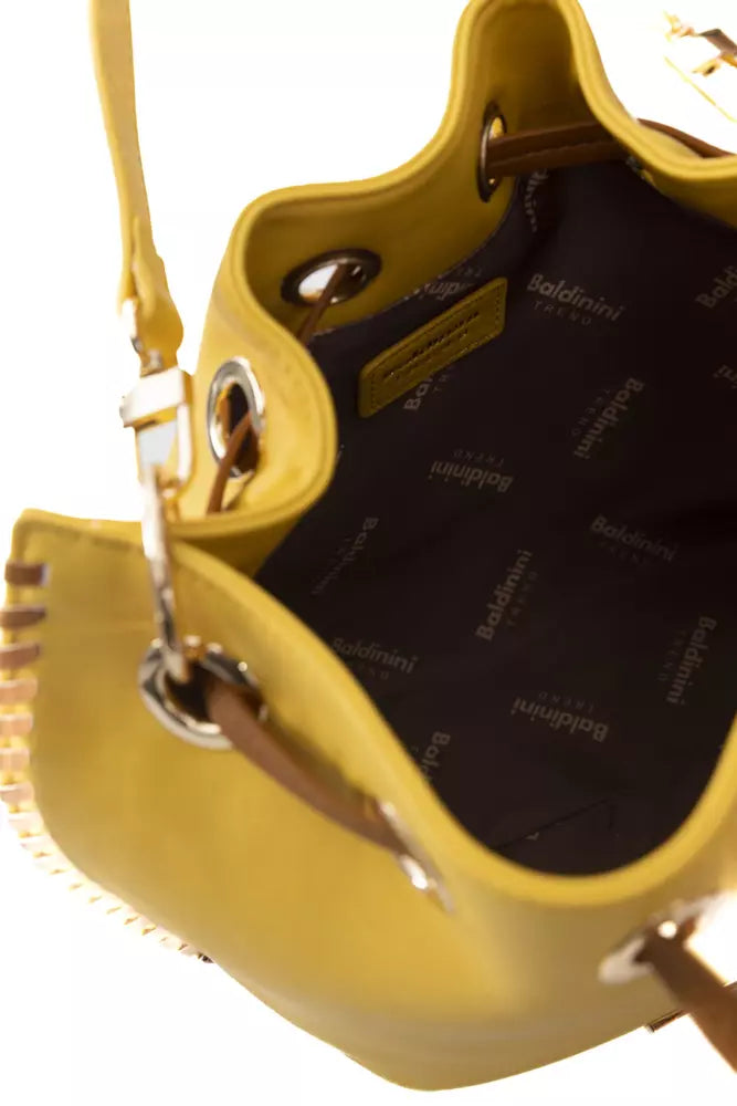 Baldinini Trend Yellow Polyurethane Women Crossbody Bag - Luksusmuotia Baldinini Trend - Tutustu YVES JAVANNI® 