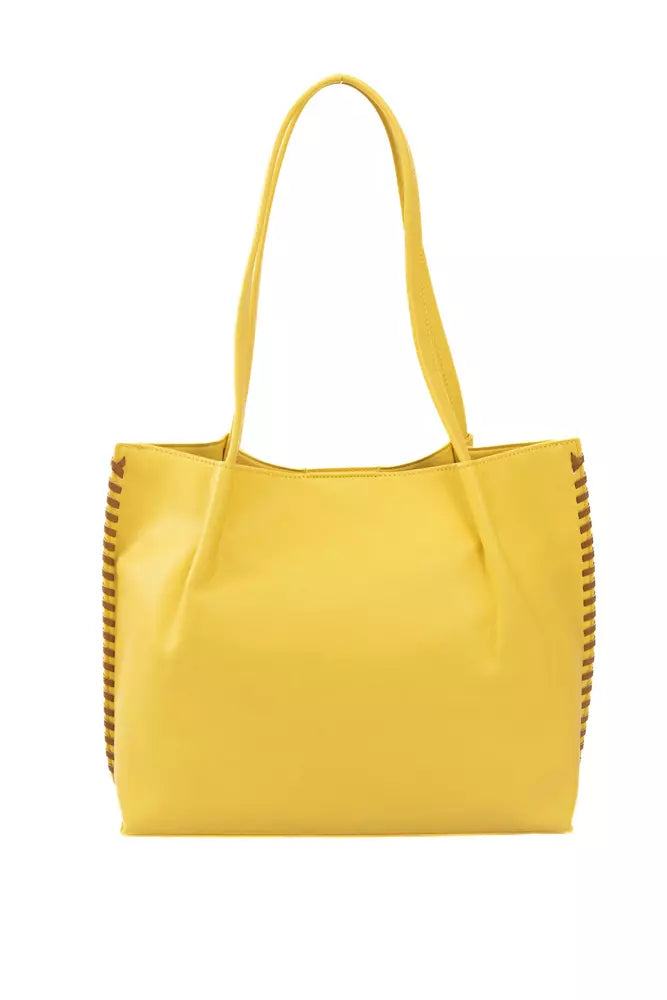 Baldinini Trend Yellow Polyurethane Women Handbag - Luksusmuotia Baldinini Trend - Tutustu YVES JAVANNI® 