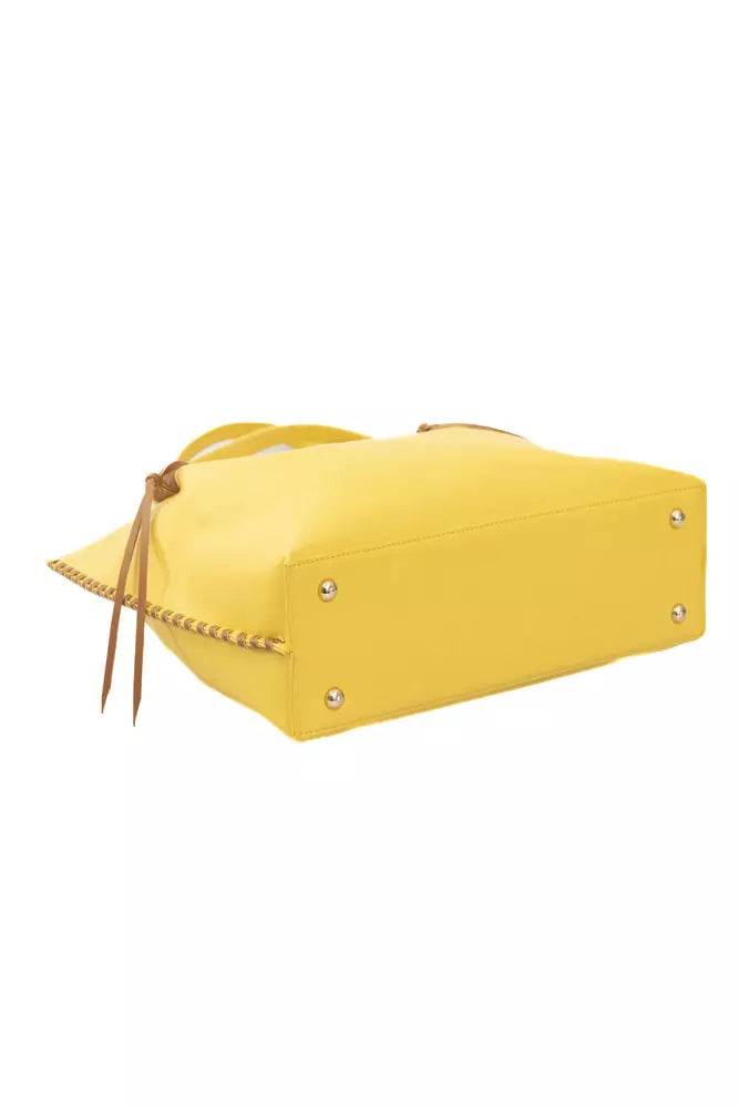 Baldinini Trend Yellow Polyurethane Women Handbag - Luksusmuotia Baldinini Trend - Tutustu YVES JAVANNI® 