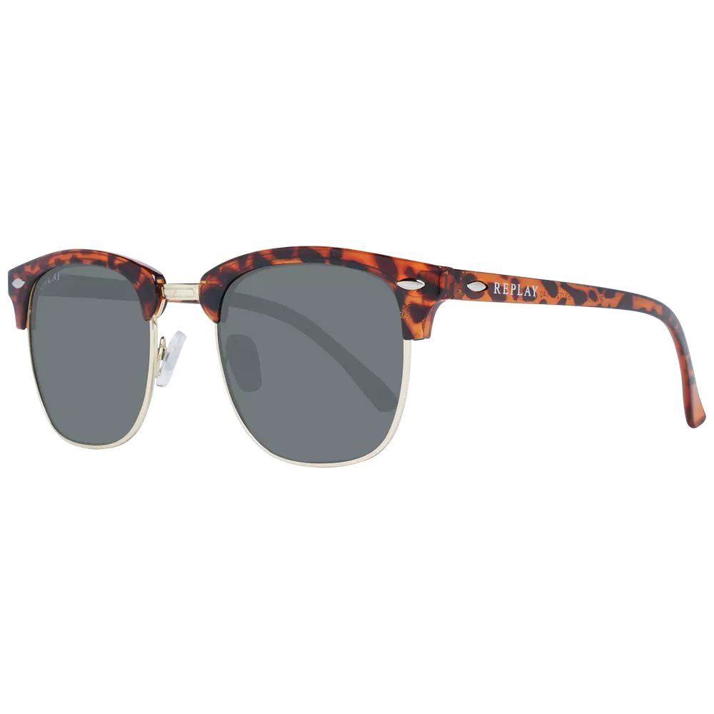 Replay Brown Unisex Sunglasses - Luksusmuotia Replay - Tutustu YVES JAVANNI® 