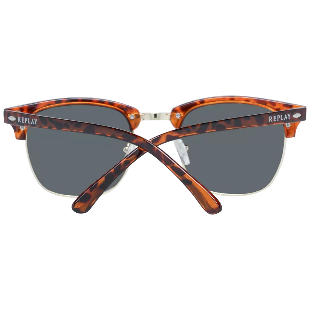 Replay Brown Unisex Sunglasses - Luksusmuotia Replay - Tutustu YVES JAVANNI® 