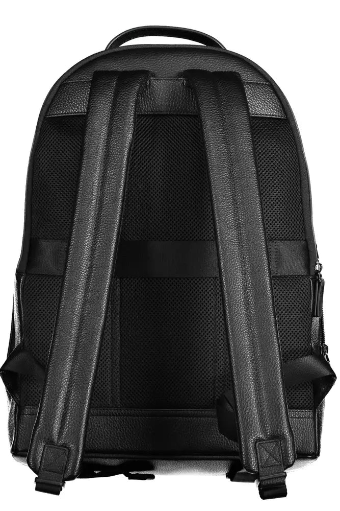 Tommy Hilfiger Black Polyethylene Men Backpack - Luksuslaukut ja asusteet Tommy Hilfiger - Tutustu YVES JAVANNI® 