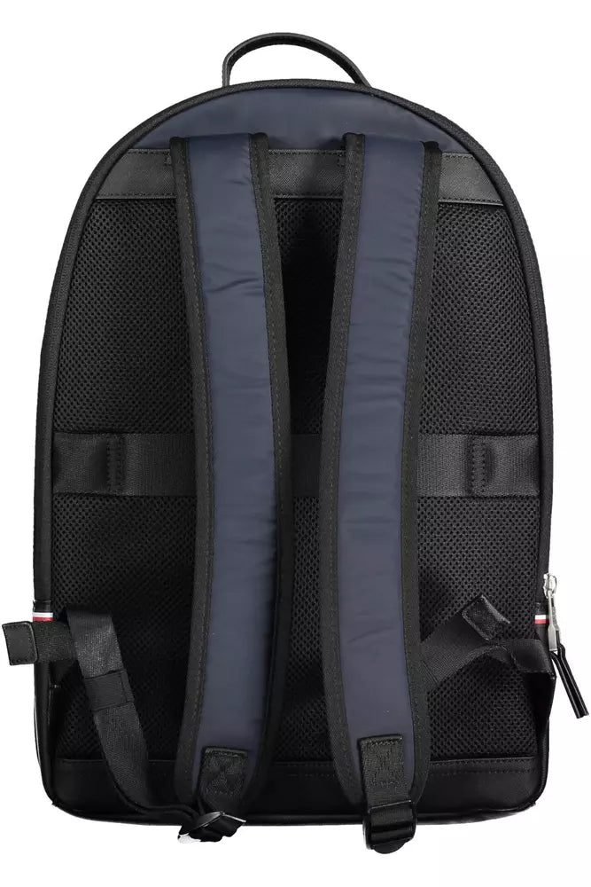 Tommy Hilfiger Blue Polyester Men Backpack - Luksuslaukut ja asusteet Tommy Hilfiger - Tutustu YVES JAVANNI® 