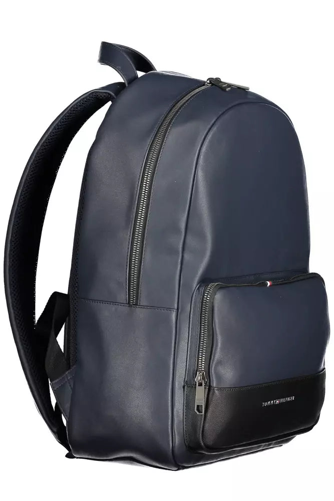 Tommy Hilfiger Blue Polyethylene Men Backpack - Luksuslaukut ja asusteet Tommy Hilfiger - Tutustu YVES JAVANNI® 