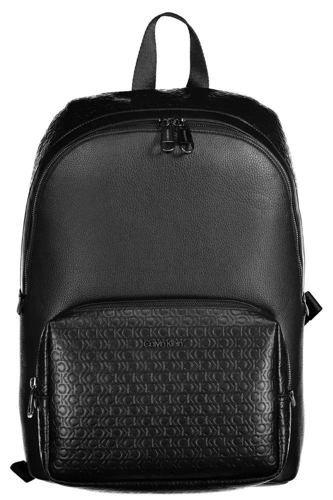 Calvin Klein Black Polyester Men Backpack - Luksuslaukut ja asusteet Calvin Klein - Tutustu YVES JAVANNI® 