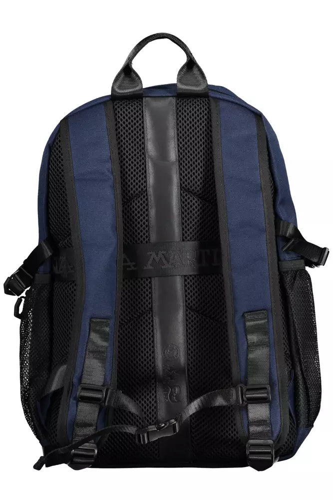 La Martina Elegant Blue Contrast Detail Backpack - Luksusmuotia La Martina - Tutustu YVES JAVANNI® 