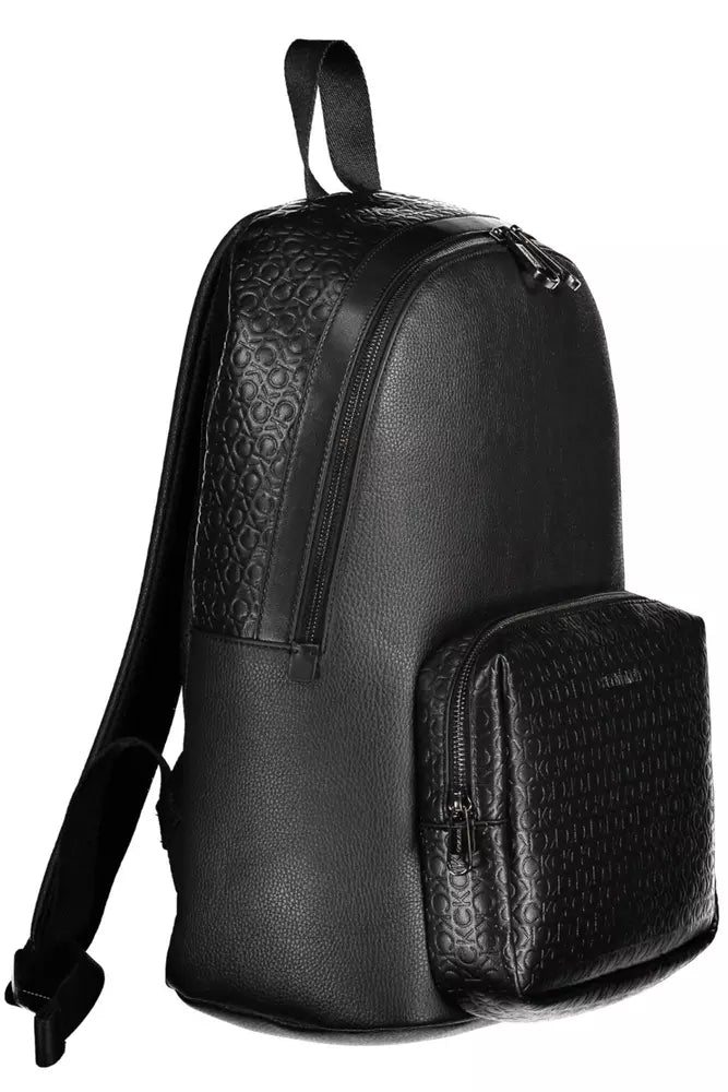 Calvin Klein Black Polyester Men Backpack - Luksuslaukut ja asusteet Calvin Klein - Tutustu YVES JAVANNI® 