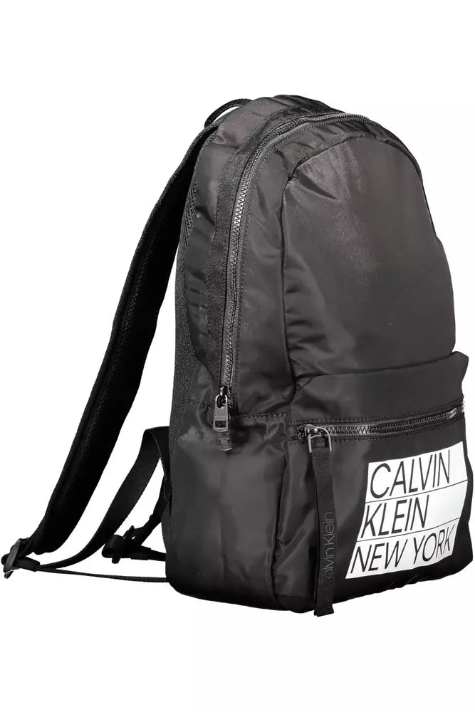 Calvin Klein Elegant Black Backpack with Laptop Compartment - Luksusmuotia Calvin Klein - Tutustu YVES JAVANNI® 