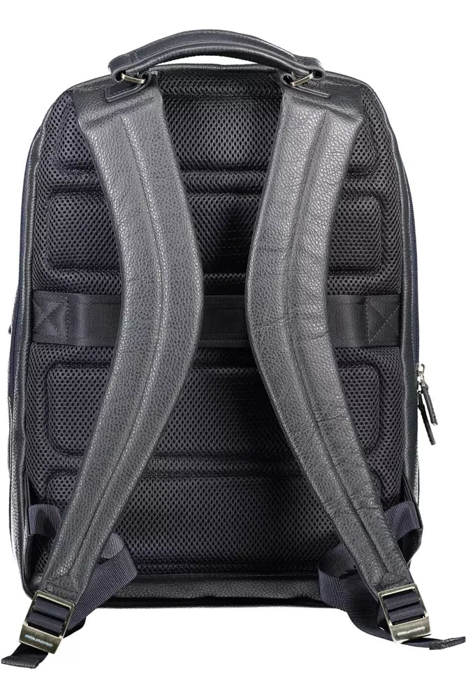 Piquadro Elegant Blue Mixed-Material Backpack - Luksusmuotia Piquadro - Tutustu YVES JAVANNI® 