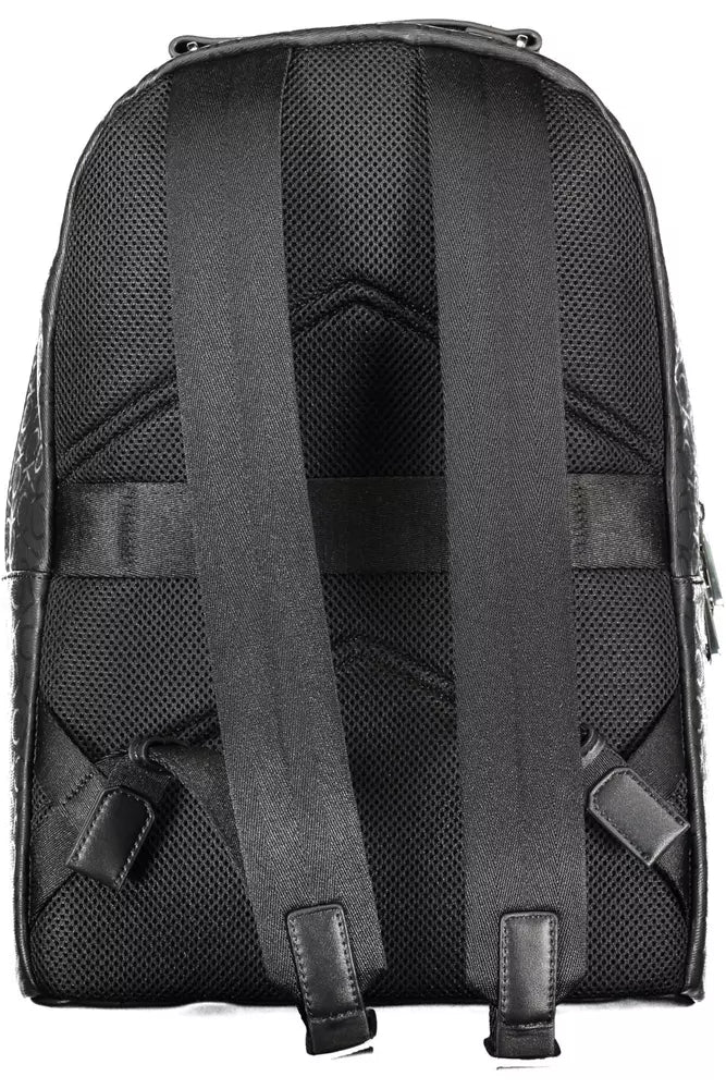 Calvin Klein Black Polyester Men Backpack - Luksuslaukut ja asusteet Calvin Klein - Tutustu YVES JAVANNI® 