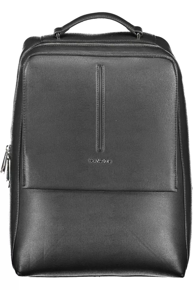 Calvin Klein Black Polyester Men Backpack - Luksuslaukut ja asusteet Calvin Klein - Tutustu YVES JAVANNI® 