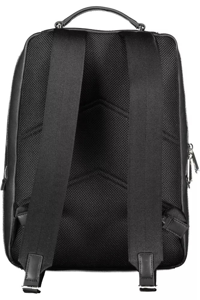 Calvin Klein Black Polyester Men Backpack - Luksuslaukut ja asusteet Calvin Klein - Tutustu YVES JAVANNI® 