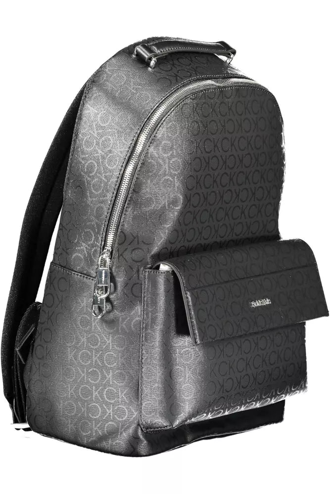 Calvin Klein Black Polyester Men Backpack - Luksuslaukut ja asusteet Calvin Klein - Tutustu YVES JAVANNI® 