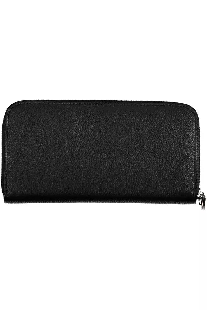 BYBLOS Sleek Black Polyethylene Zip Wallet - Luxury from BYBLOS - Shop at YVES JAVANNI