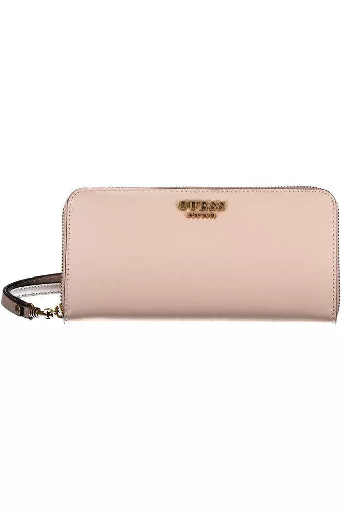 Guess Elegant Pink Multipurpose Ladies' Wallet - Luksusmuotia Guess Jeans - Tutustu YVES JAVANNI® 