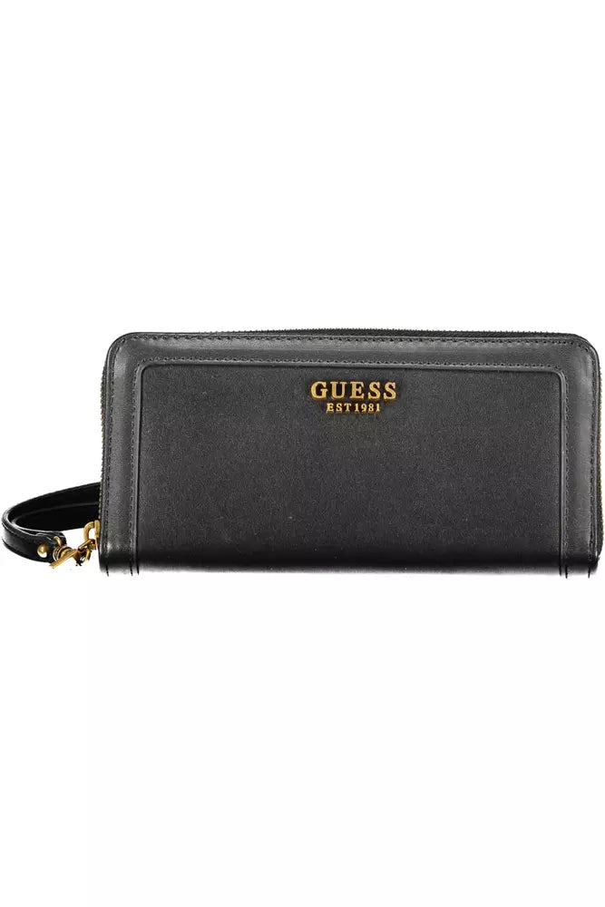 Guess Elegant Multi-Compartment Black Wallet - Luksusmuotia Guess Jeans - Tutustu YVES JAVANNI® 