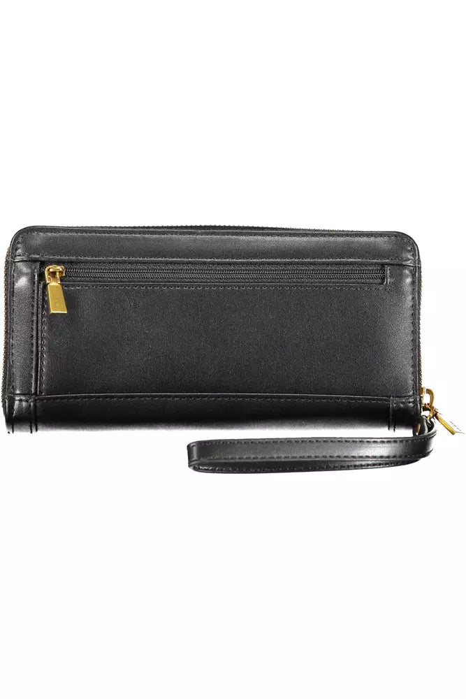 Guess Elegant Multi-Compartment Black Wallet - Luksusmuotia Guess Jeans - Tutustu YVES JAVANNI® 