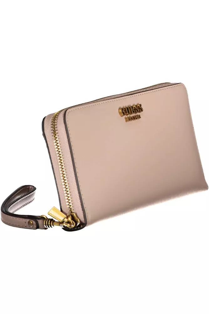 Guess Elegant Pink Multipurpose Ladies' Wallet - Luksusmuotia Guess Jeans - Tutustu YVES JAVANNI® 