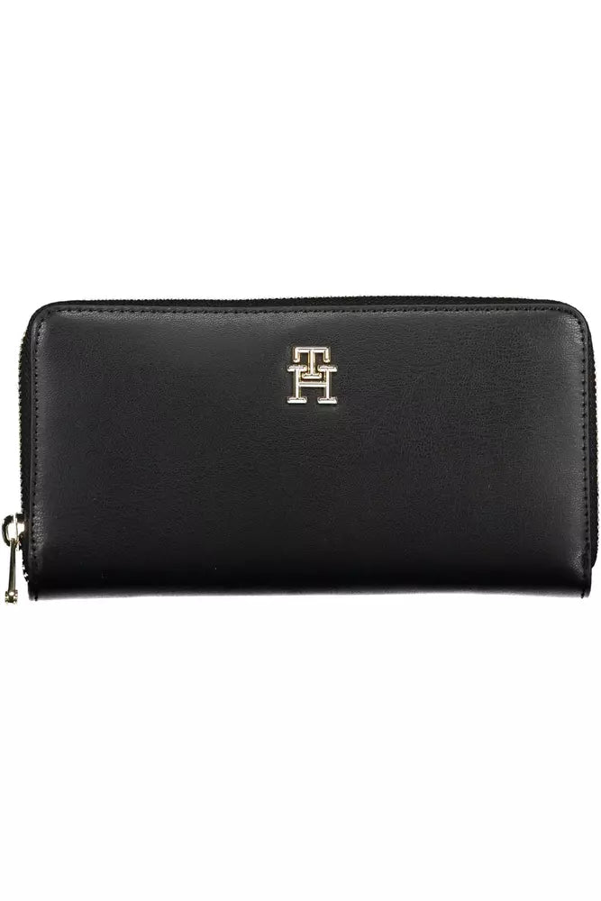 Tommy Hilfiger Black Polyethylene Women Wallet - Luksuslaukut ja asusteet Tommy Hilfiger - Tutustu YVES JAVANNI® 