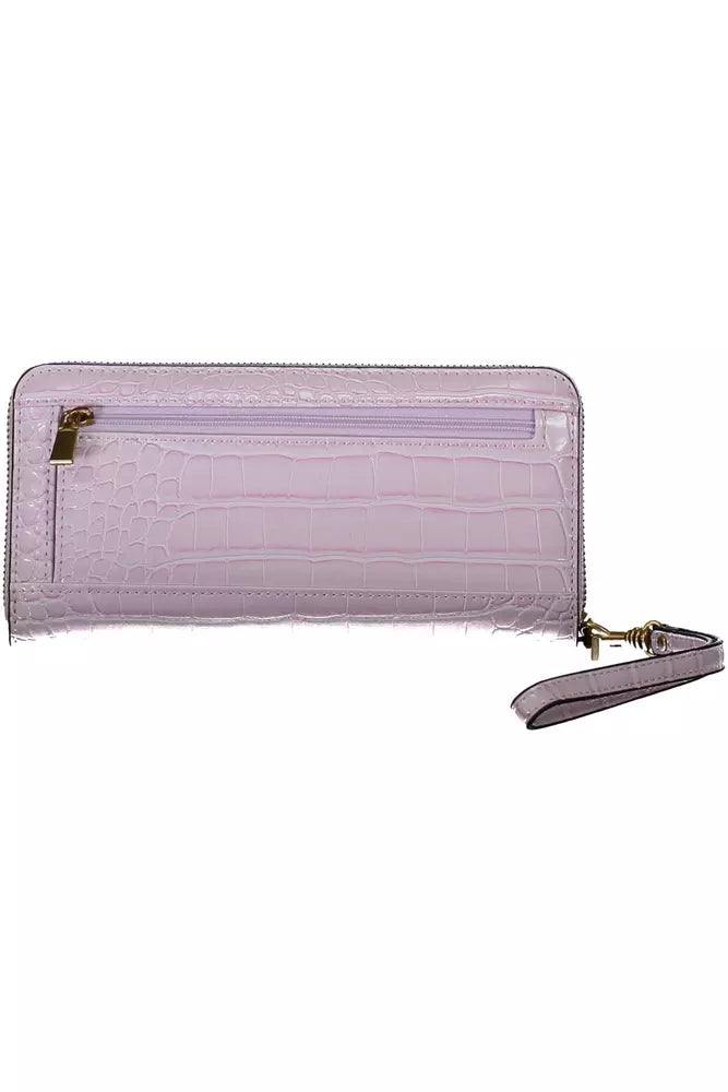 Guess Chic Pink Wallet with Ample Storage - Luksusmuotia Guess Jeans - Tutustu YVES JAVANNI® 