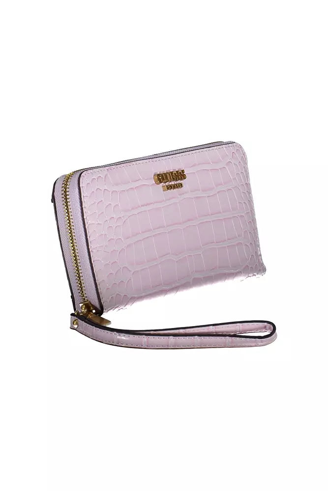 Guess Chic Pink Wallet with Ample Storage - Luksusmuotia Guess Jeans - Tutustu YVES JAVANNI® 