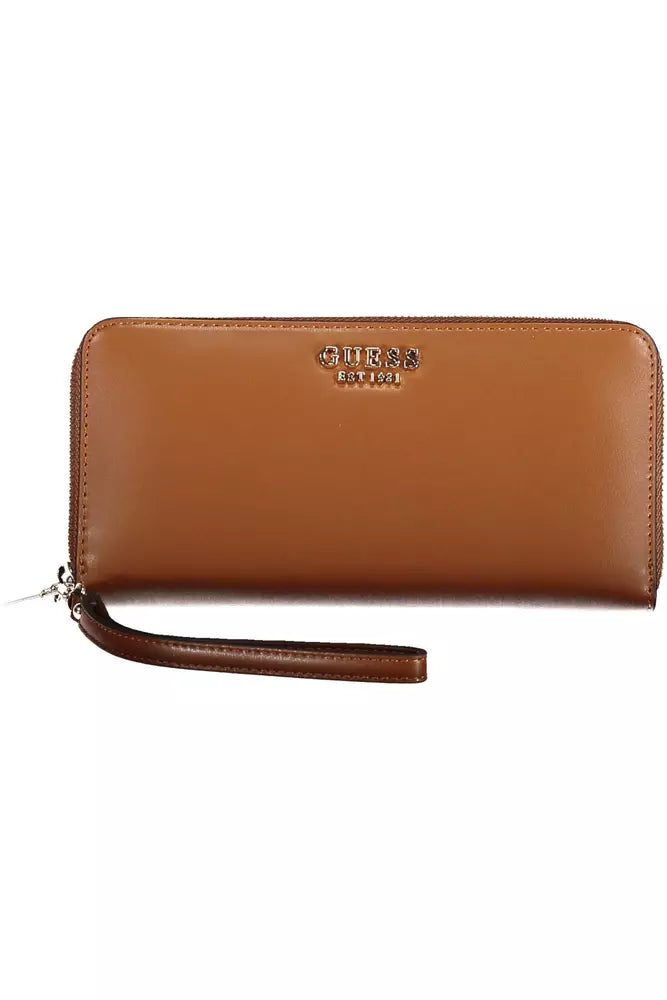 Guess Chic Essential Brown Ladies Wallet - Luksusmuotia Guess Jeans - Tutustu YVES JAVANNI® 