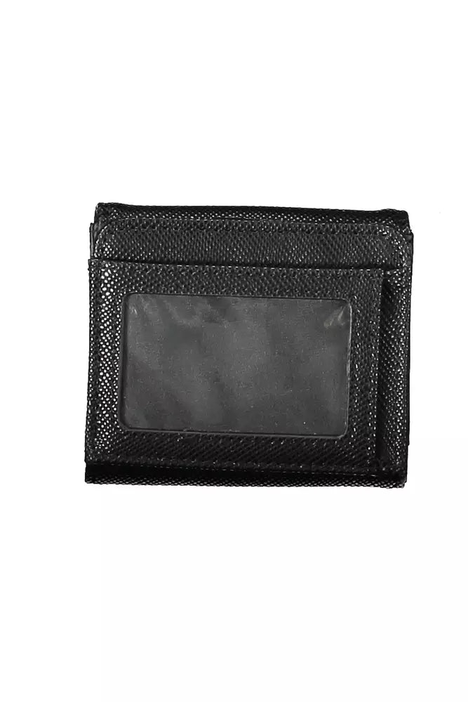 Guess Sleek Black Polyethylene Wallet with Logo - Luksusmuotia Guess Jeans - Tutustu YVES JAVANNI® 