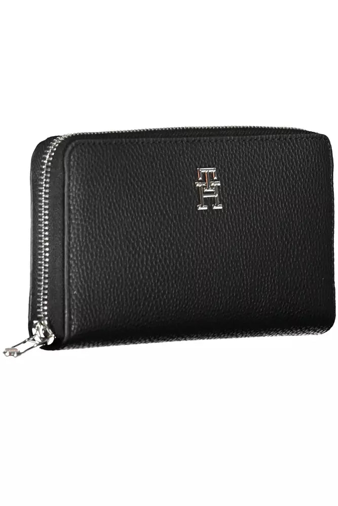 Tommy Hilfiger Black Polyethylene Women Wallet - Luksuslaukut ja asusteet Tommy Hilfiger - Tutustu YVES JAVANNI® 