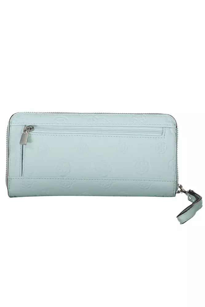 Guess Chic Light Blue Multi-Compartment Wallet - Luksusmuotia Guess Jeans - Tutustu YVES JAVANNI® 