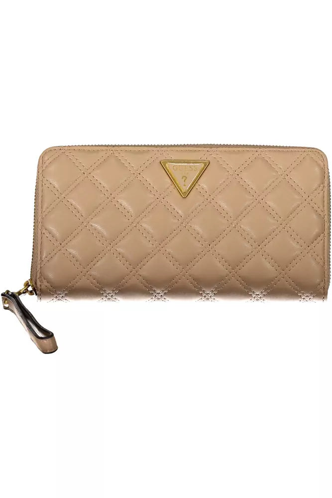 Guess Chic Beige Multi-Compartment Wallet - Luksusmuotia Guess Jeans - Tutustu YVES JAVANNI® 