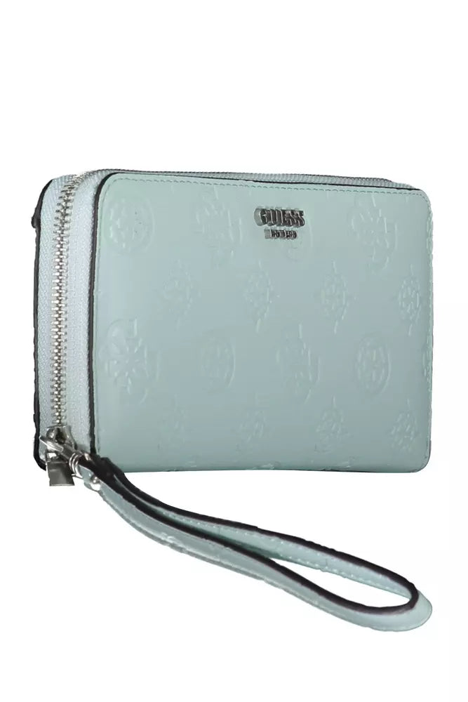 Guess Chic Light Blue Multi-Compartment Wallet - Luksusmuotia Guess Jeans - Tutustu YVES JAVANNI® 