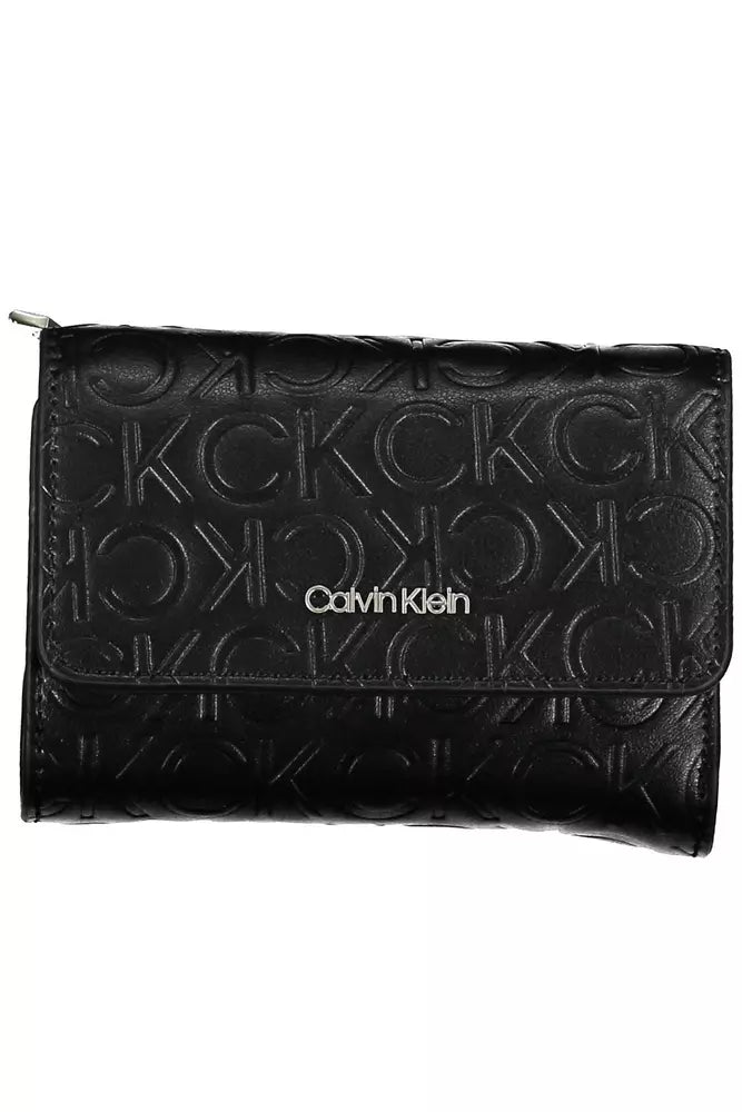 Calvin Klein Elegant Black Polyethylene Wallet with RFID Blocker - Luksusmuotia Calvin Klein - Tutustu YVES JAVANNI® 